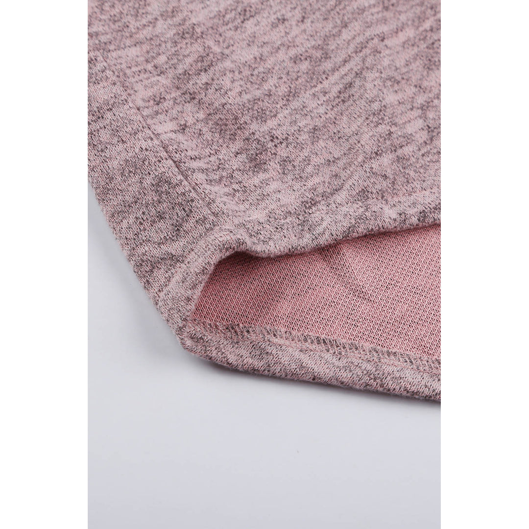 Womens Pink Long Sleeve Drawstring Button Loungewear Image 8