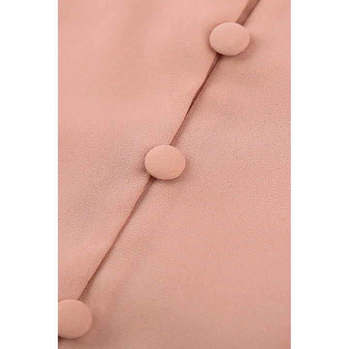 Womens Apricot Forever Tonight Button Tie Top Image 12