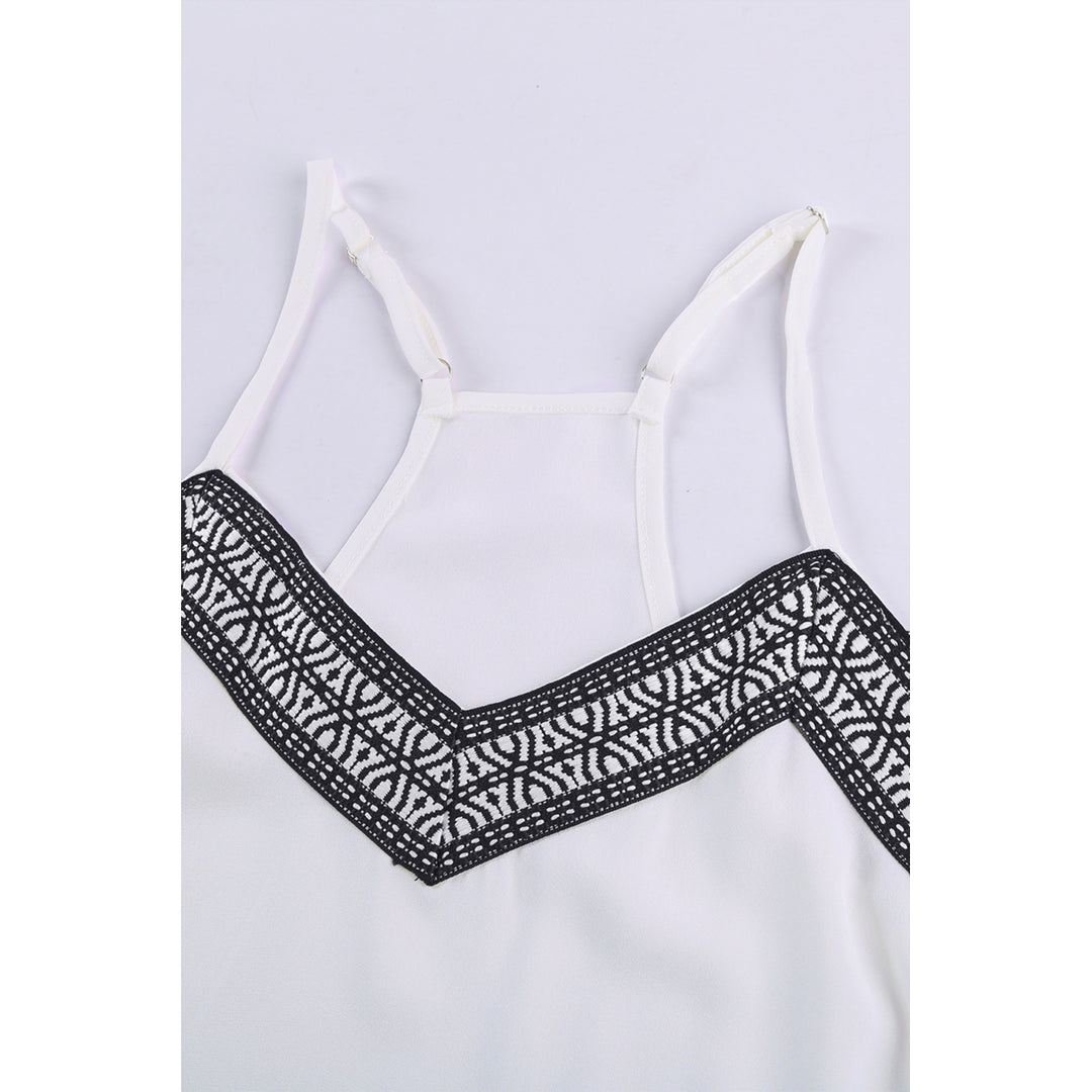 Womens White Bermuda Sun Tank Image 10