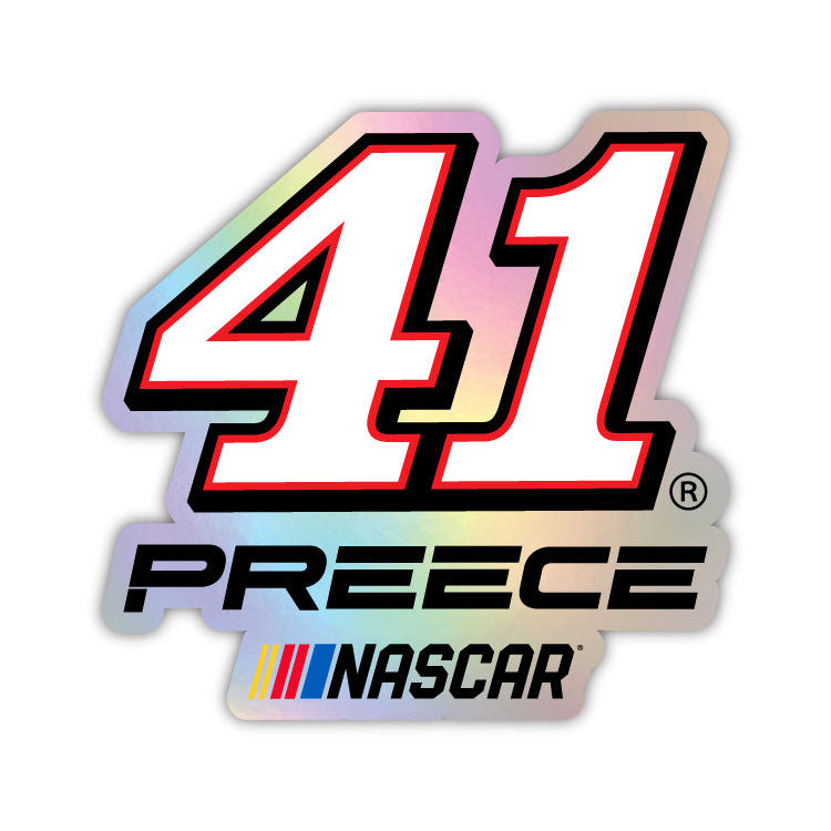 41 Ryan Preece Laser Cut Holographic Decal Image 1