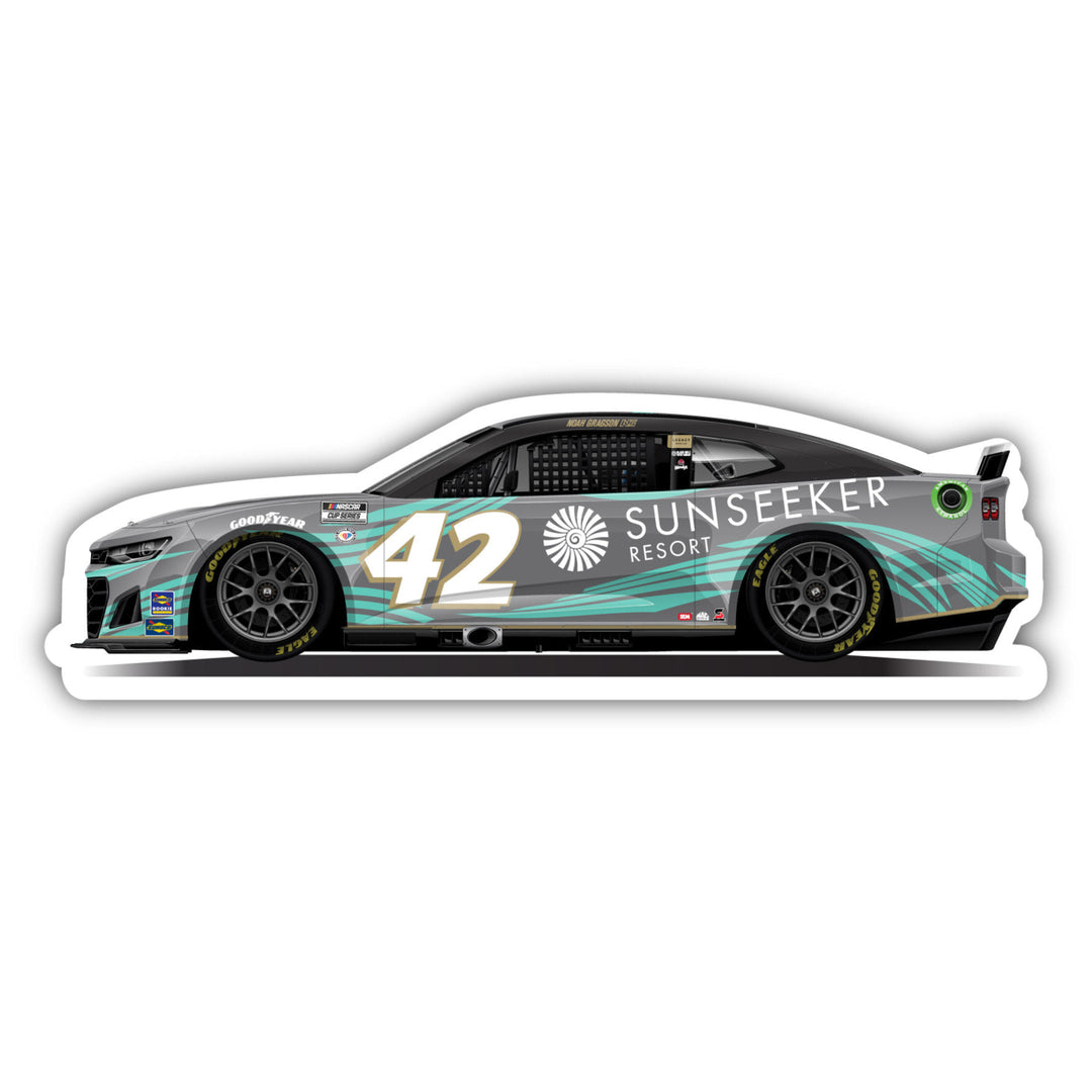 42 Noah Gragson Car Laser Cut Decal Image 1