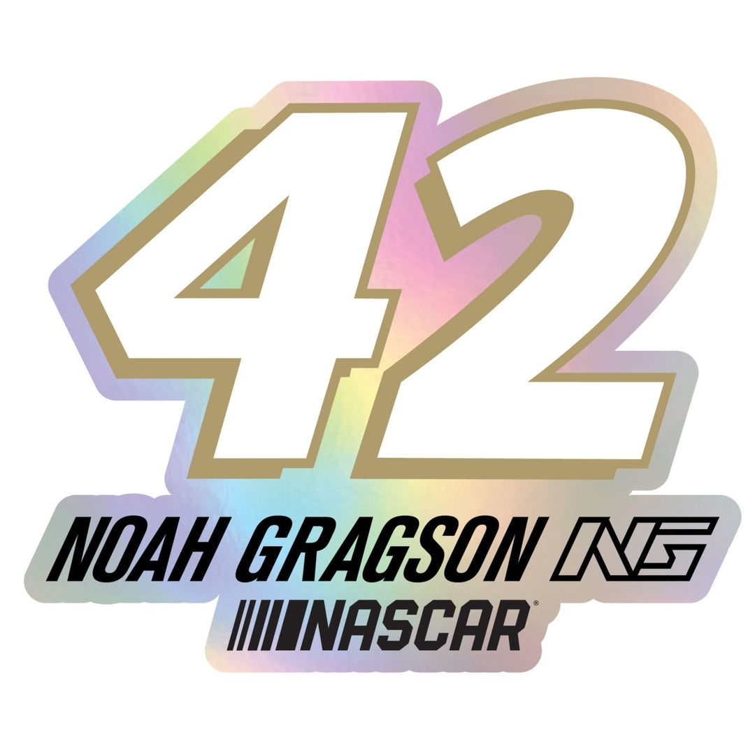 42 Noah Gragson Laser Cut Holographic Decal Image 1