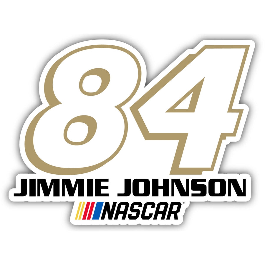 84 Jimmie Johnson 4-Inch Number Laser Cut Decal Image 1