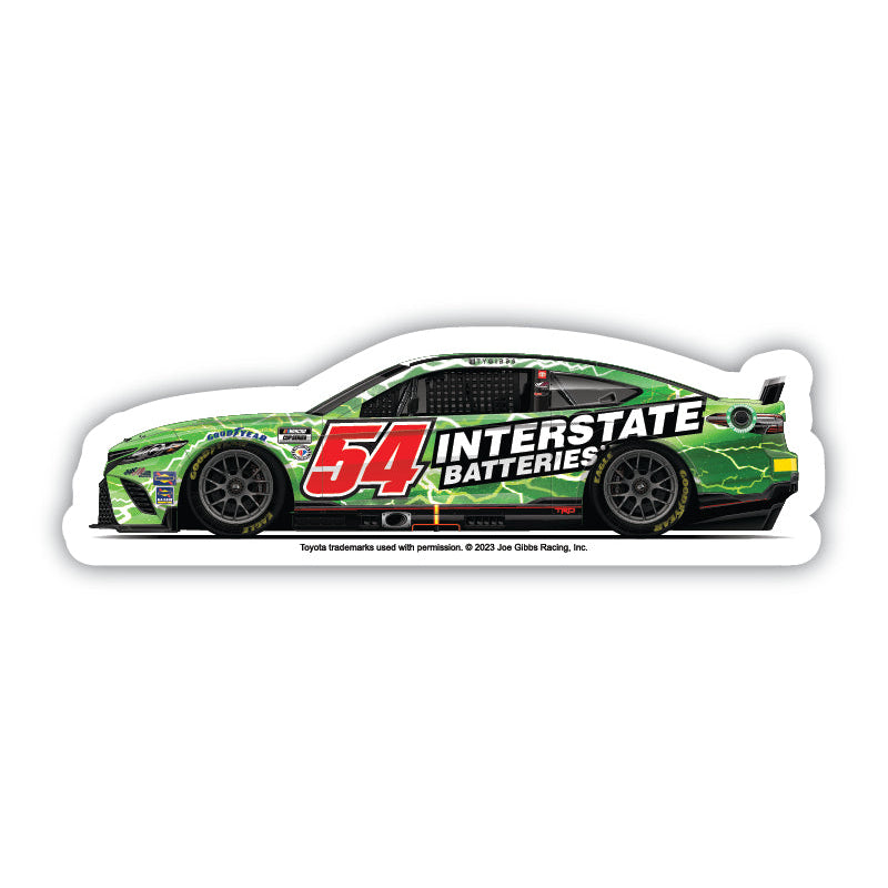 54 Ty Gibbs Car Laser Cut Decal Image 1