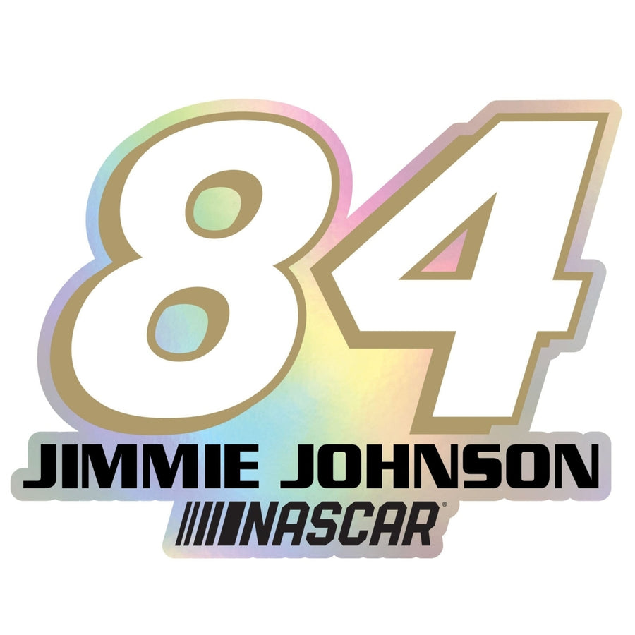 84 Jimmie Johnson Laser Cut Holographic Decal Image 1