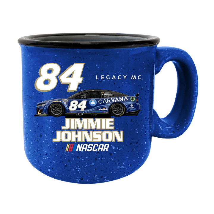 84 Jimmie Johnson Officially Licensed Ceramic Camper Mug 16oz Image 1
