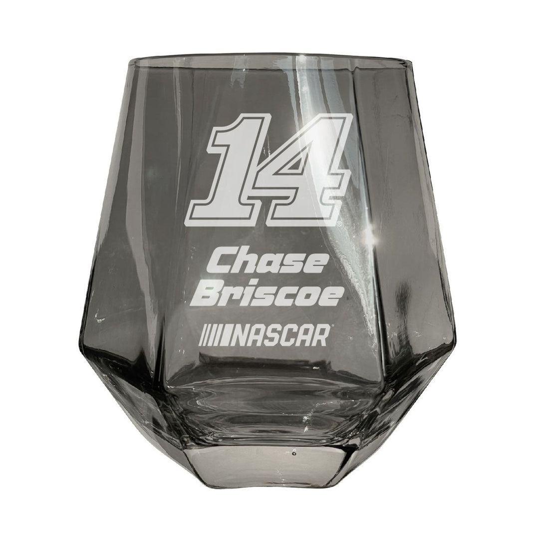 14 Chase Briscoe Officially Licensed 10 oz Engraved Diamond Wine Glass Image 3