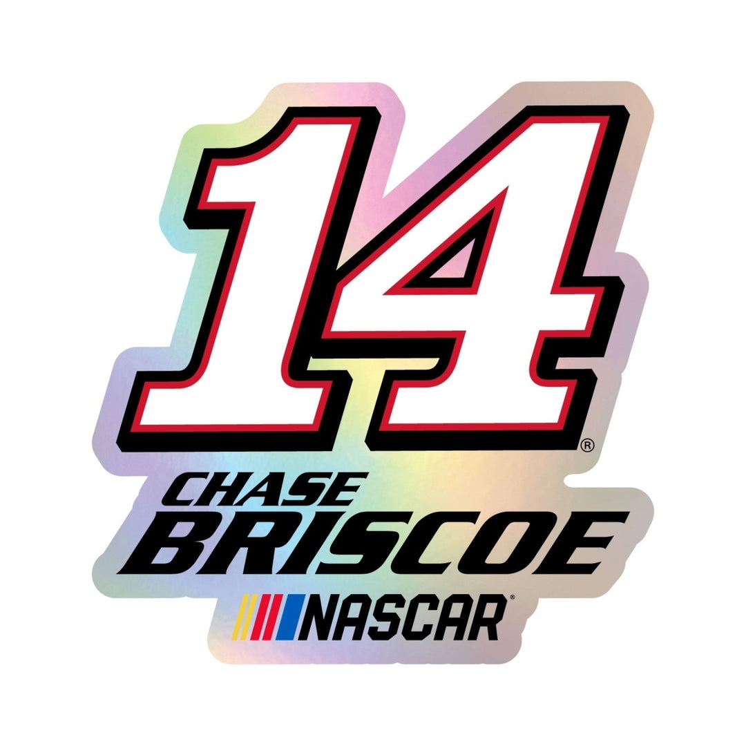 #14 Chase Briscoe  Laser Cut Holographic Decal Image 1