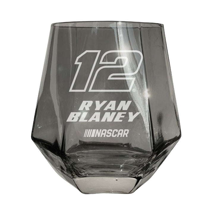 12 Ryan Blaney Officially Licensed 10 oz Engraved Diamond Wine Glass Image 1