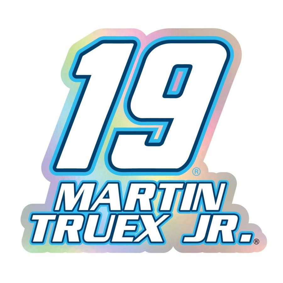 #19 Martin Truex Jr.  Laser Cut Holographic Decal Image 1