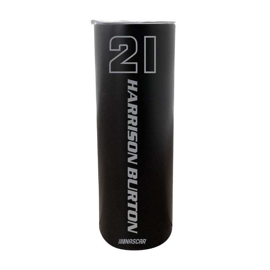 #21 Harrison Burton Officially Licensed 20oz Insulated Stainless Steel Skinny Tumbler Image 1