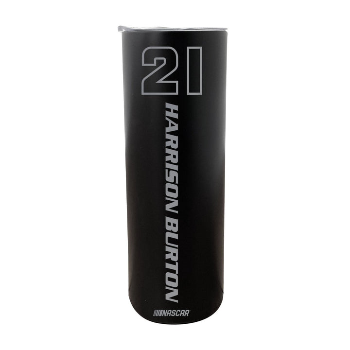 21 Harrison Burton Officially Licensed 20oz Insulated Stainless Steel Skinny Tumbler Image 1