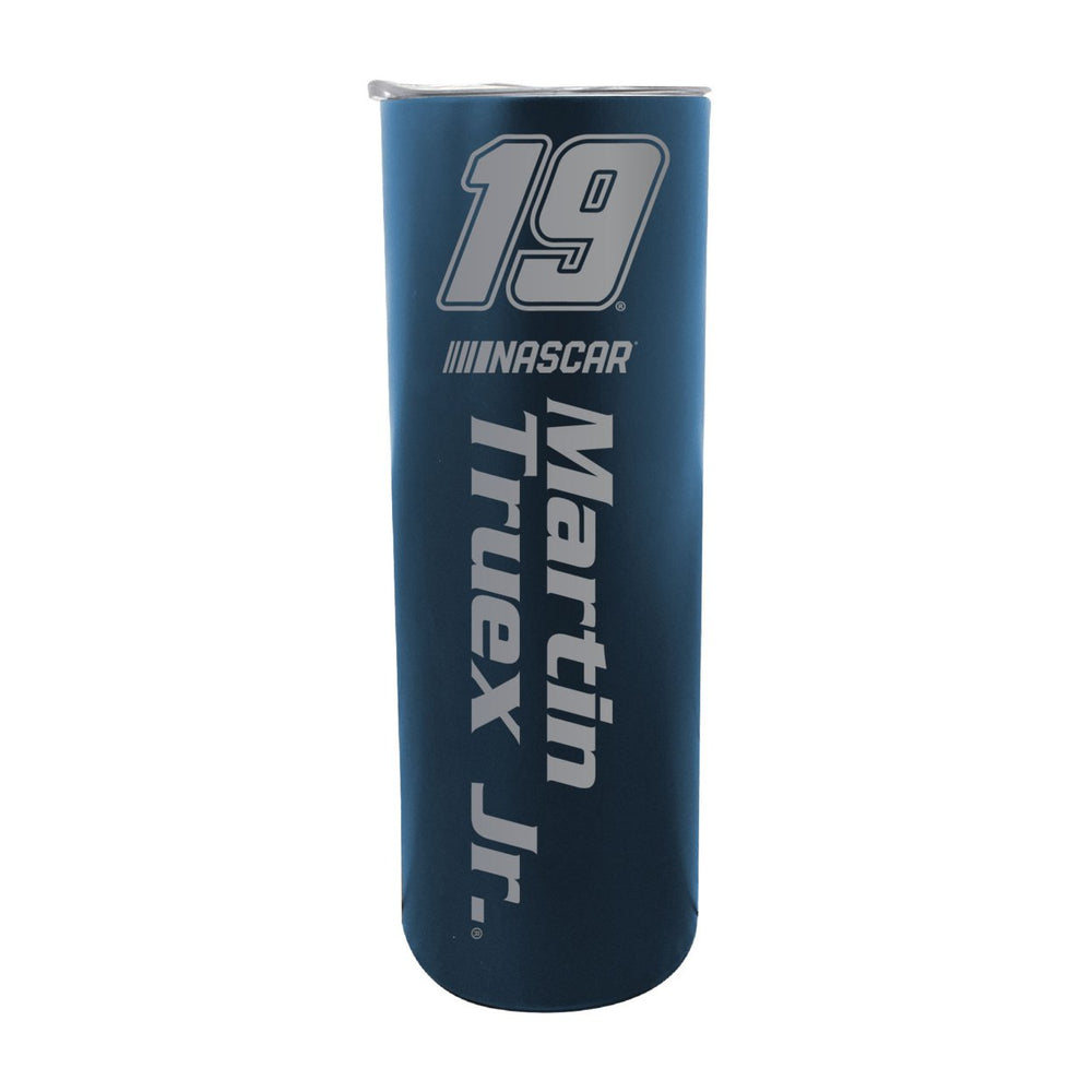 #19 Martin Truex Jr. Officially Licensed 20oz Insulated Stainless Steel Skinny Tumbler Image 2