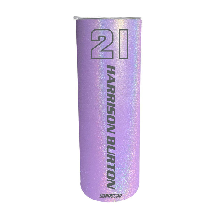 21 Harrison Burton Officially Licensed 20oz Insulated Stainless Steel Skinny Tumbler Image 4