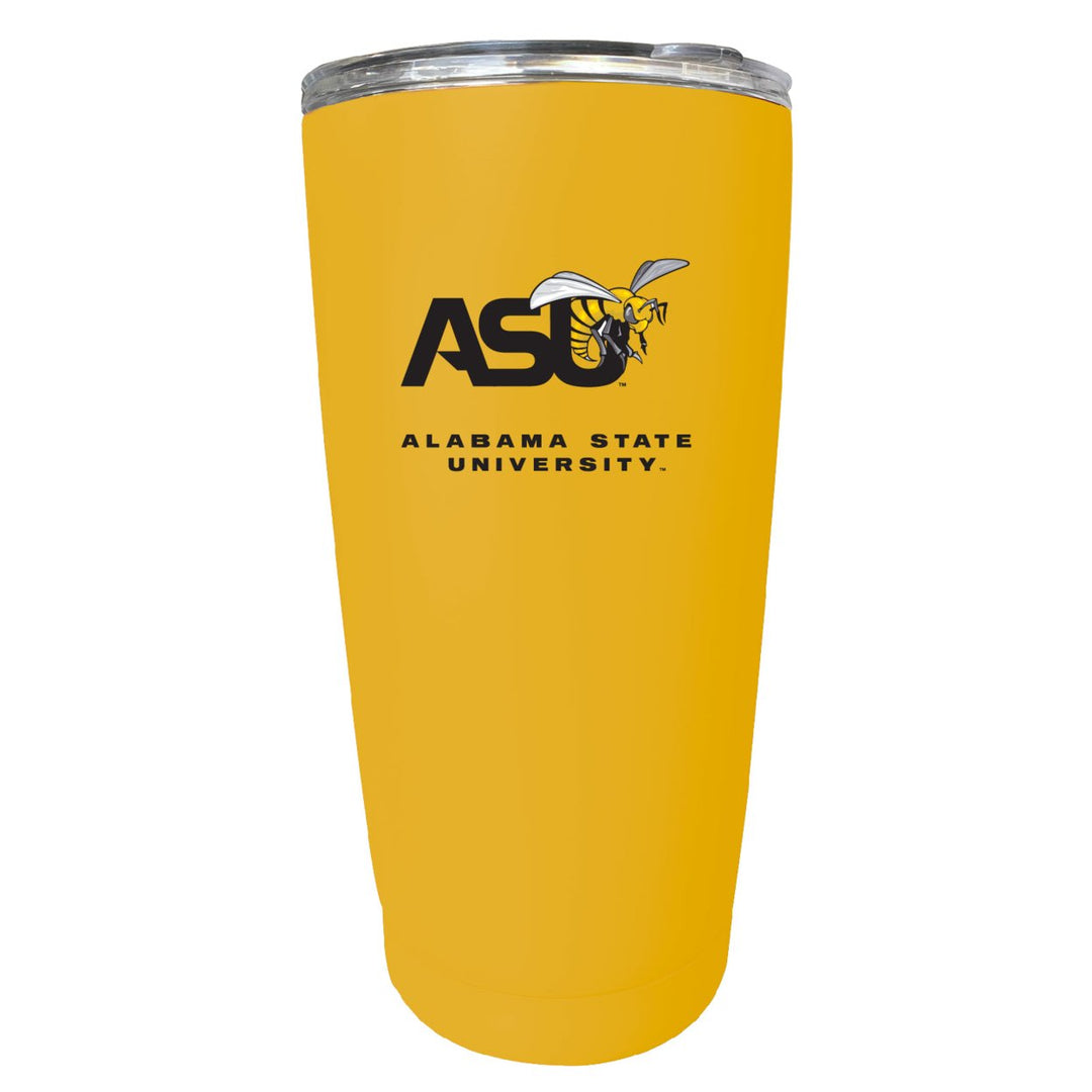 Alabama State University NCAA Insulated Tumbler - 16oz Stainless Steel Travel Mug Image 1