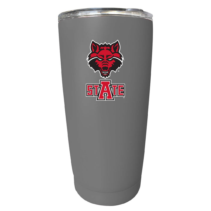 Arkansas State NCAA Insulated Tumbler - 16oz Stainless Steel Travel Mug Image 1