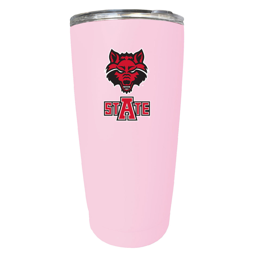 Arkansas State NCAA Insulated Tumbler - 16oz Stainless Steel Travel Mug Image 2