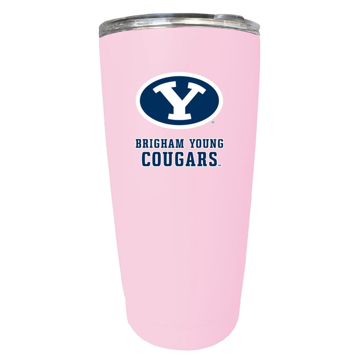 Brigham Young Cougars NCAA Insulated Tumbler - 16oz Stainless Steel Travel Mug Image 1