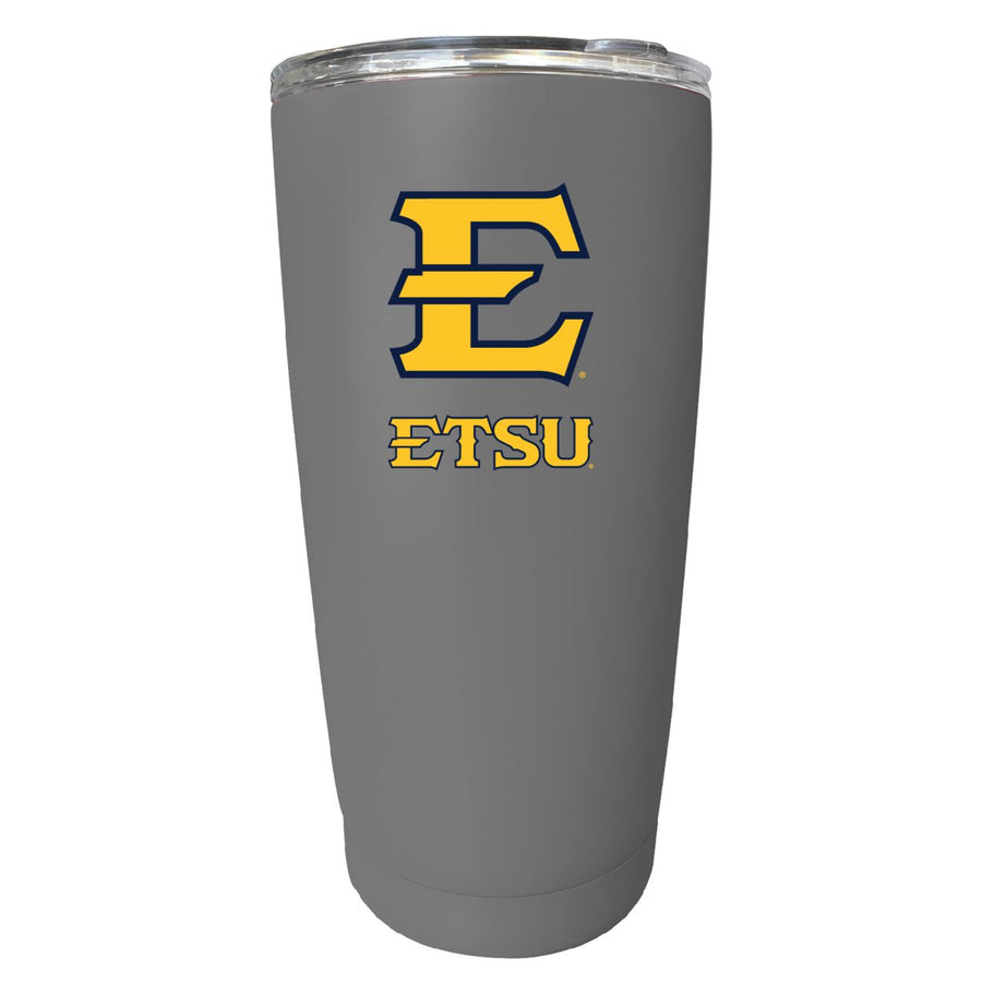 East Tennessee State University NCAA Insulated Tumbler - 16oz Stainless Steel Travel Mug Image 1