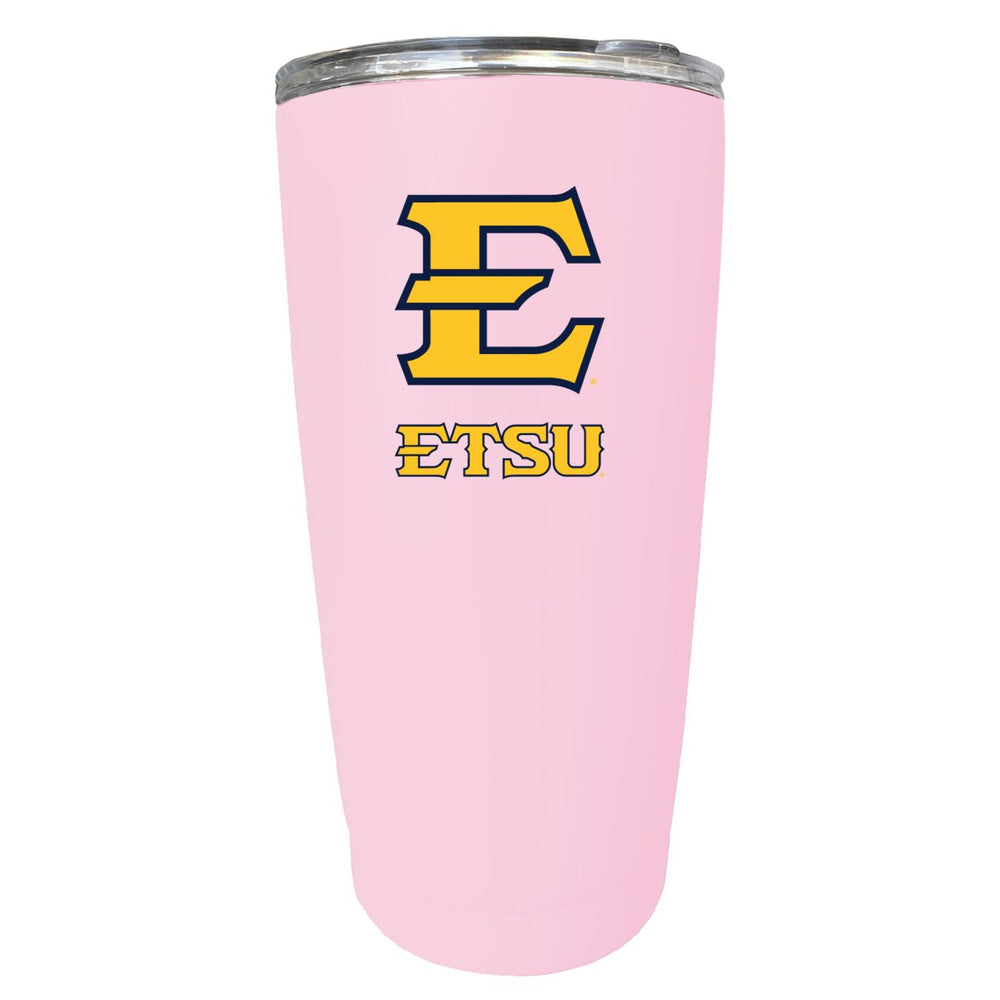 East Tennessee State University NCAA Insulated Tumbler - 16oz Stainless Steel Travel Mug Image 2