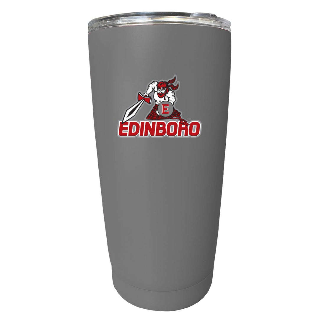 Edinboro University NCAA Insulated Tumbler - 16oz Stainless Steel Travel Mug Image 1