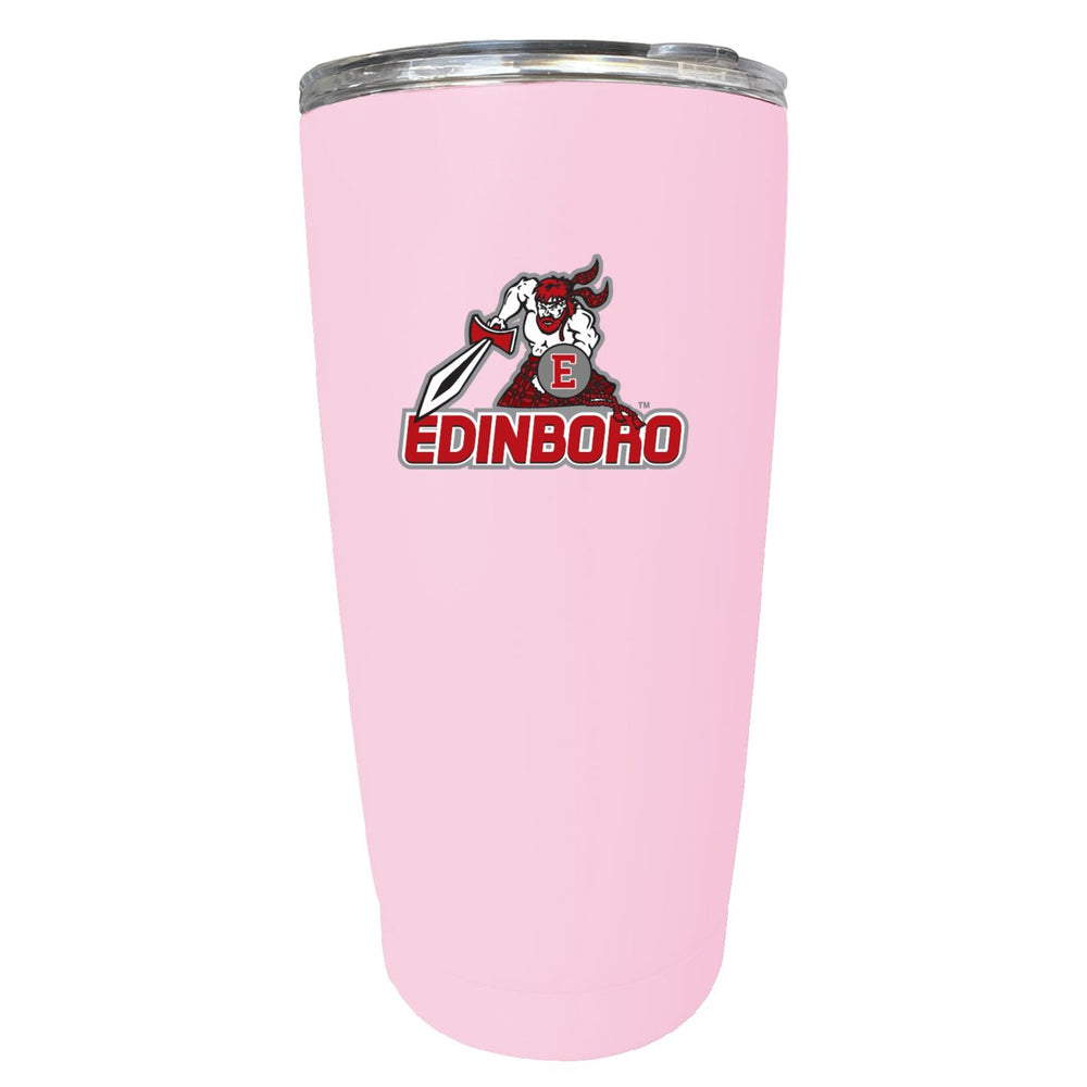 Edinboro University NCAA Insulated Tumbler - 16oz Stainless Steel Travel Mug Image 2