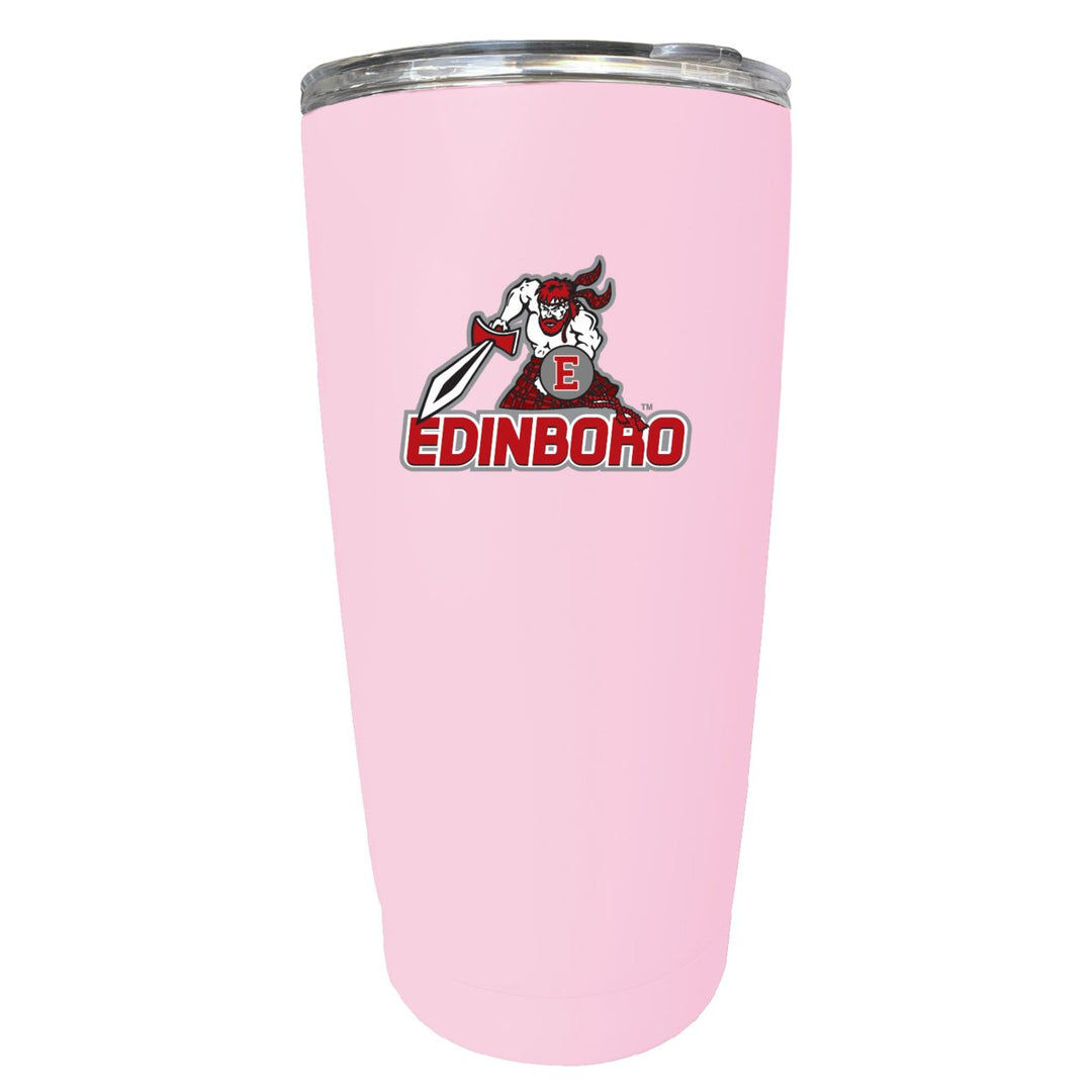 Edinboro University NCAA Insulated Tumbler - 16oz Stainless Steel Travel Mug Image 1