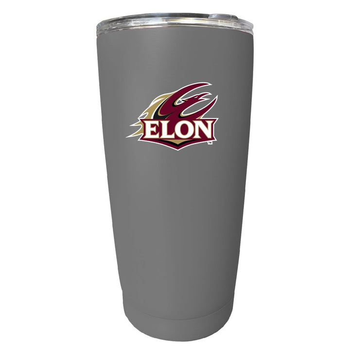 Elon University NCAA Insulated Tumbler - 16oz Stainless Steel Travel Mug Image 1