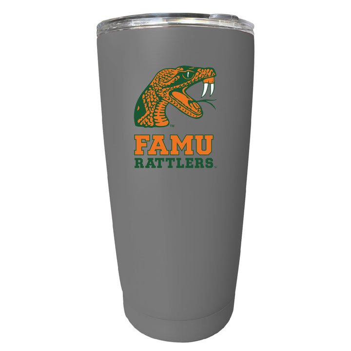 Florida A&M Rattlers 16 oz Stainless Steel Insulated Tumbler Image 1