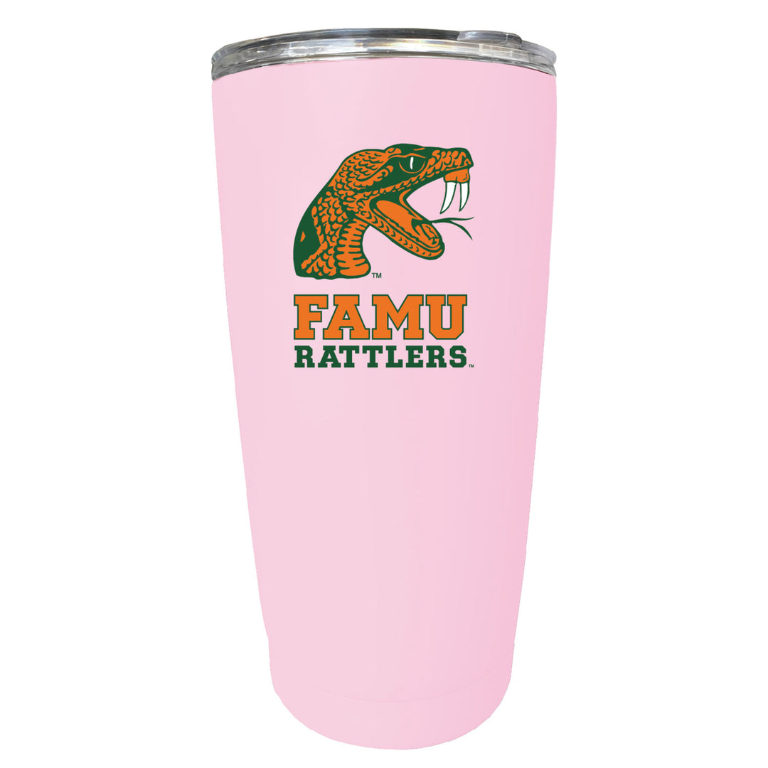 Florida A&M Rattlers 16 oz Stainless Steel Insulated Tumbler Image 2