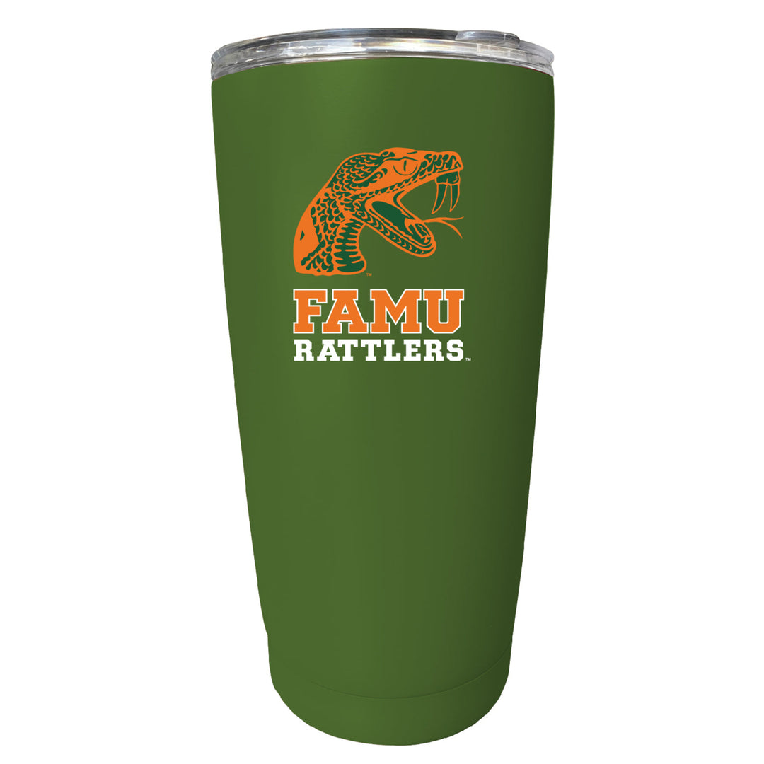 Florida A&M Rattlers 16 oz Stainless Steel Insulated Tumbler Image 3