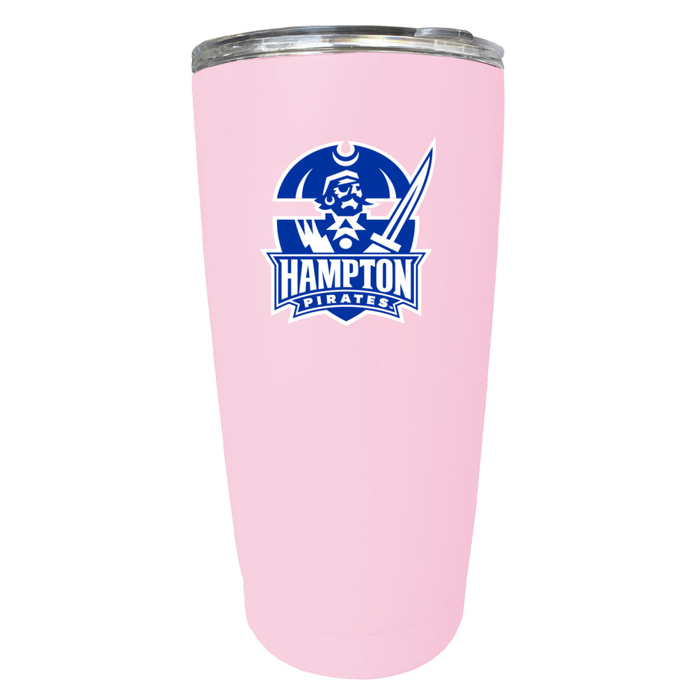 Hampton University NCAA Insulated Tumbler - 16oz Stainless Steel Travel Mug Image 2