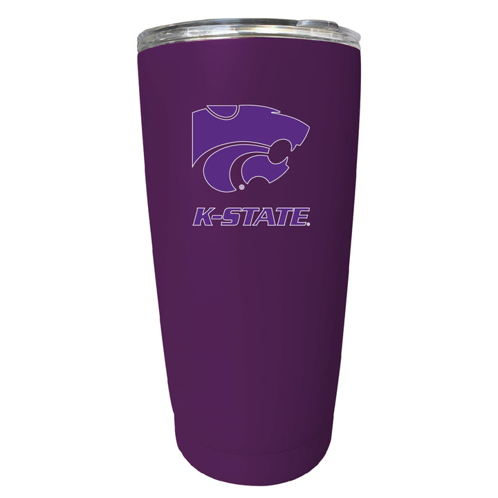 Kansas State Wildcats NCAA Insulated Tumbler - 16oz Stainless Steel Travel Mug Image 2