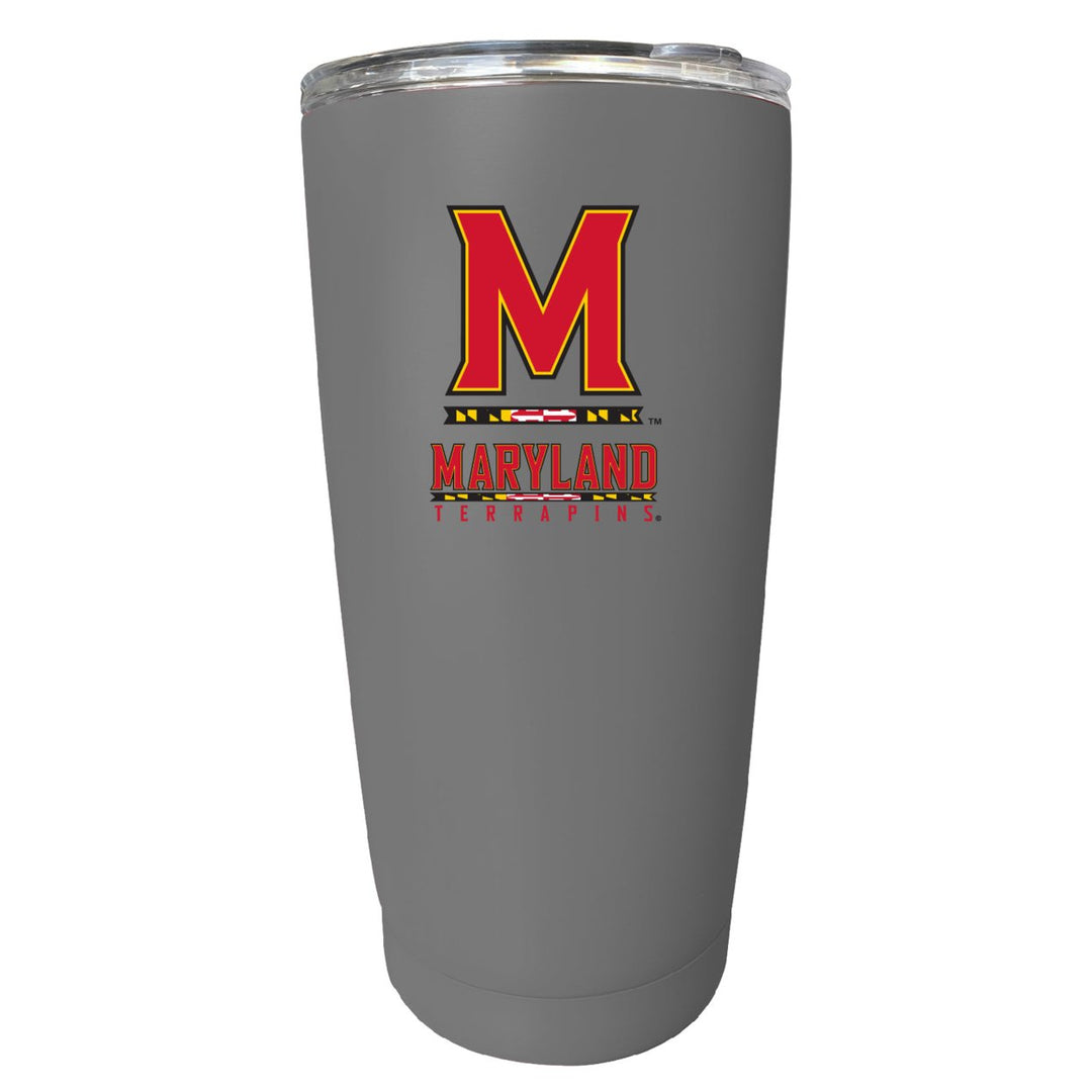 Maryland Terrapins NCAA Insulated Tumbler - 16oz Stainless Steel Travel Mug Image 1