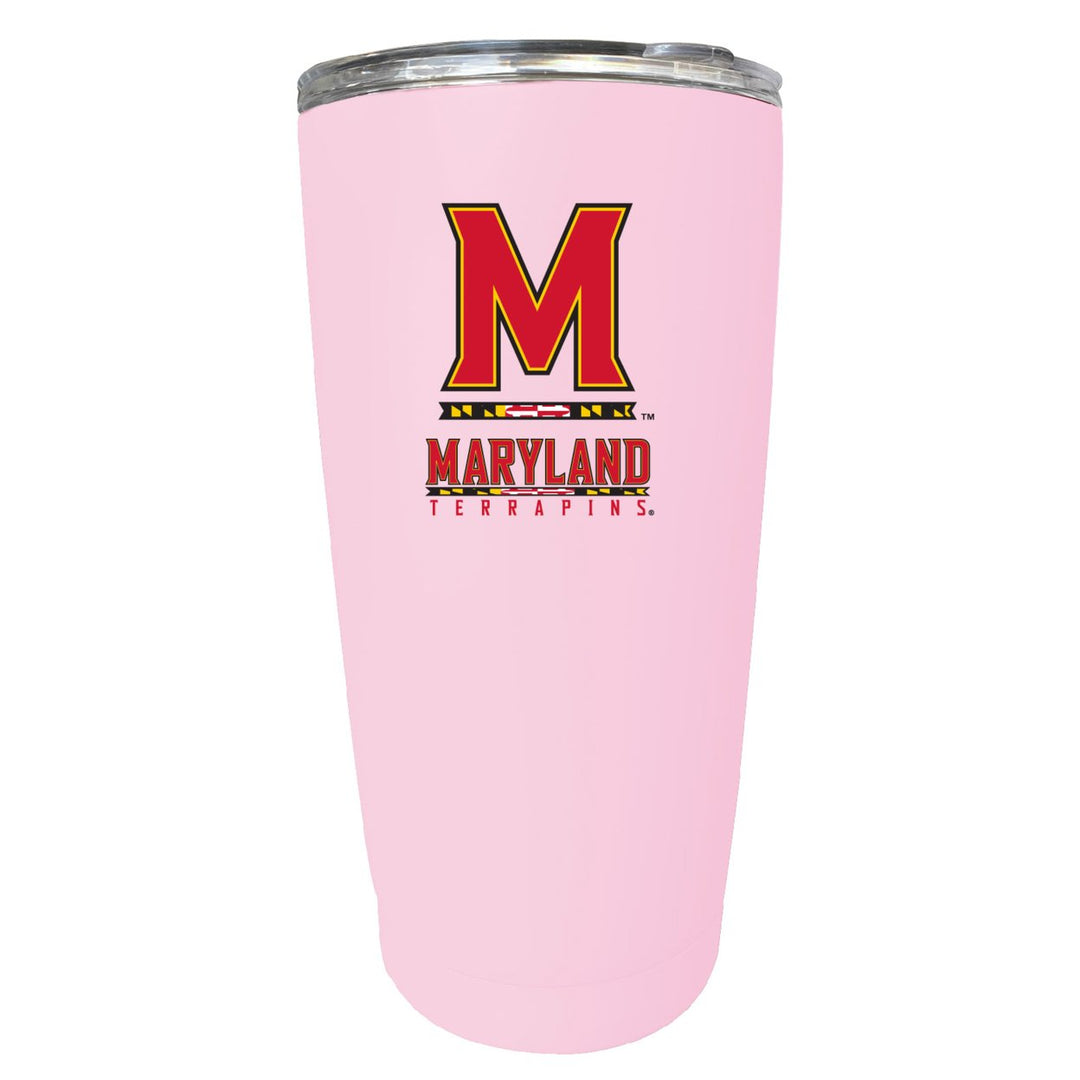 Maryland Terrapins NCAA Insulated Tumbler - 16oz Stainless Steel Travel Mug Image 2