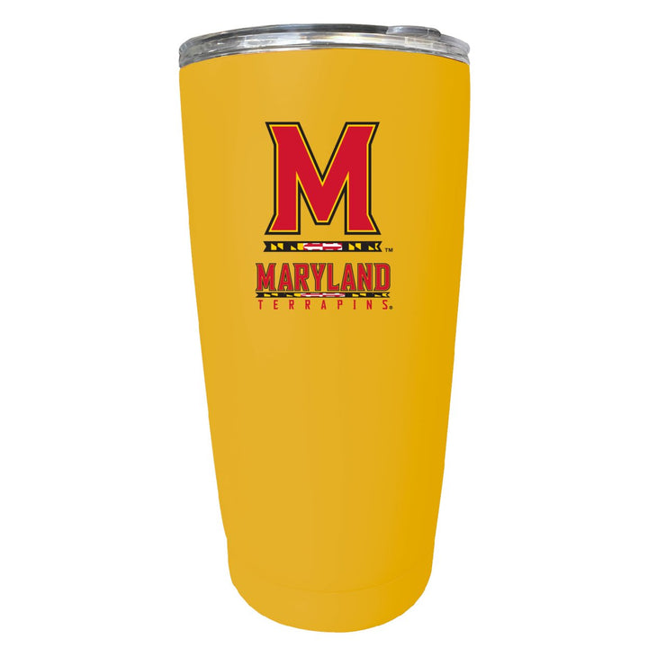 Maryland Terrapins NCAA Insulated Tumbler - 16oz Stainless Steel Travel Mug Image 3