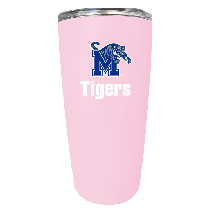 Memphis Tigers NCAA Insulated Tumbler - 16oz Stainless Steel Travel Mug Image 2