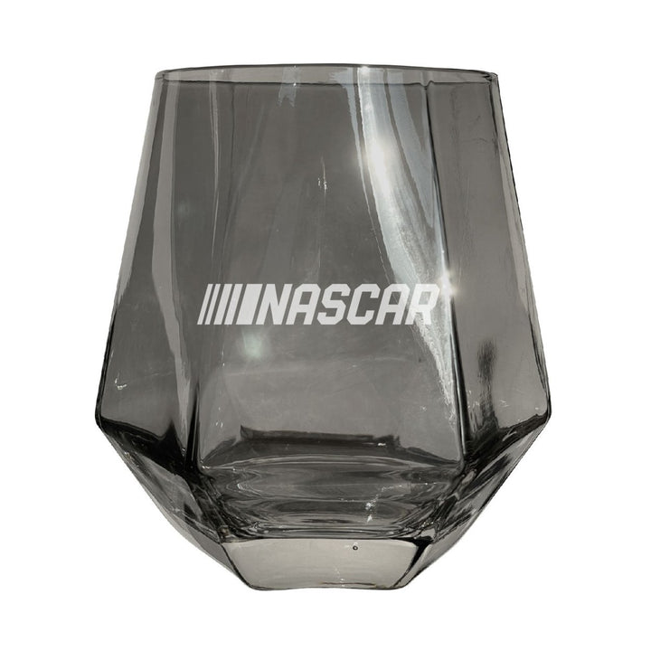 NASCAR Officially Licensed 10 oz Engraved Diamond Wine Glass Image 1