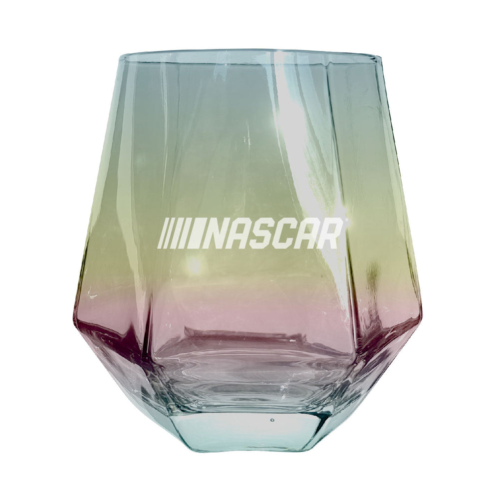 NASCAR Officially Licensed 10 oz Engraved Diamond Wine Glass Image 2