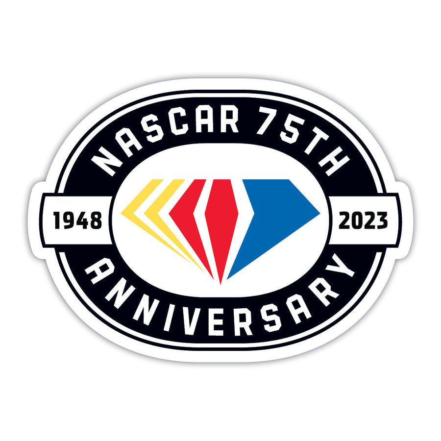 NASCAR 75 Year Anniversary 4-Inch Number Laser Cut Decal Image 1