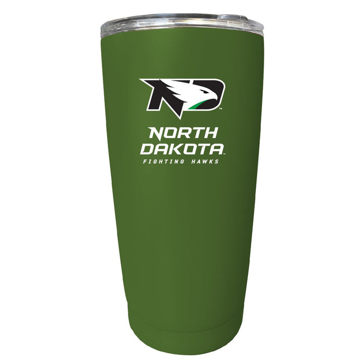 North Dakota Fighting Hawks NCAA Insulated Tumbler - 16oz Stainless Steel Travel Mug Image 1