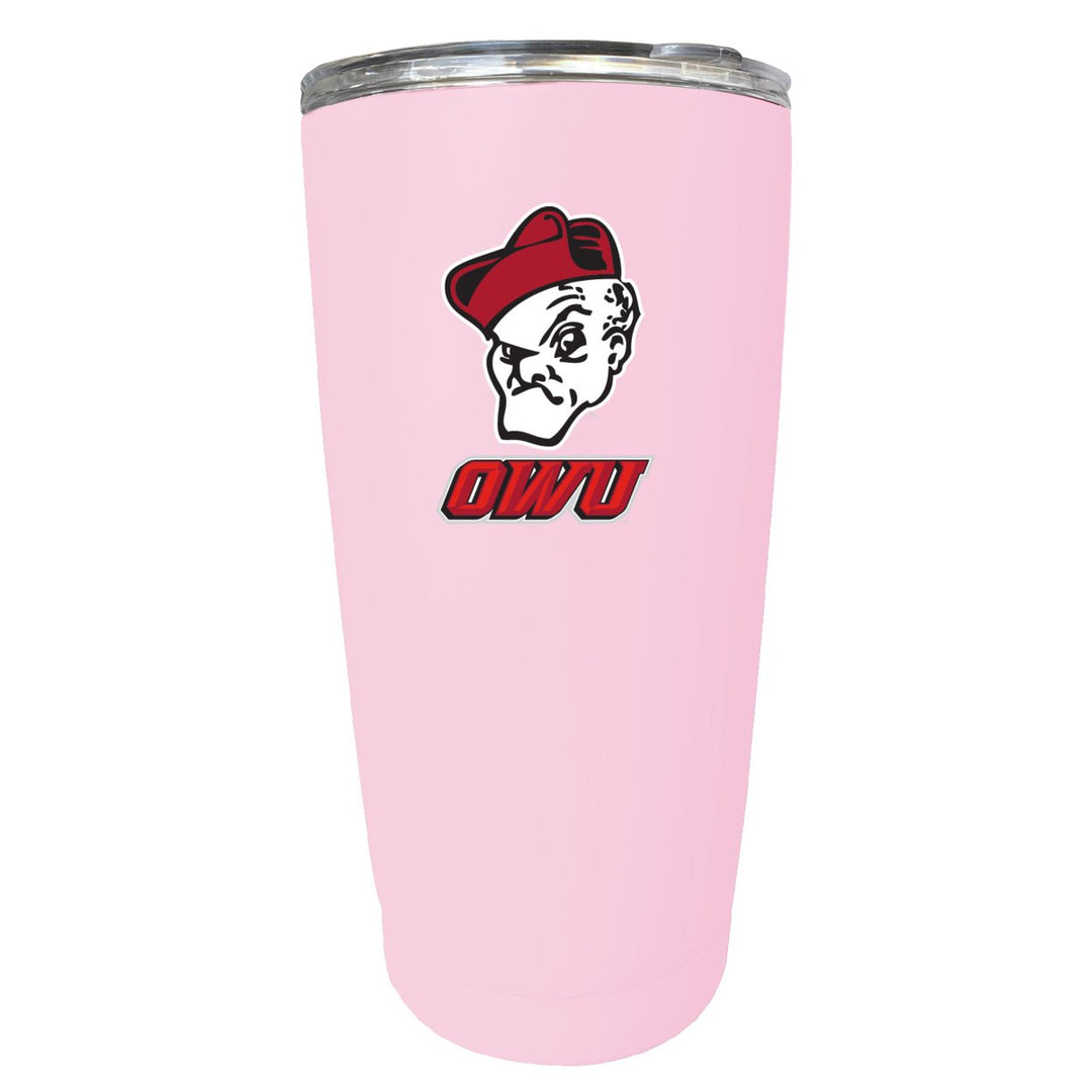 Ohio Wesleyan University NCAA Insulated Tumbler - 16oz Stainless Steel Travel Mug Image 2