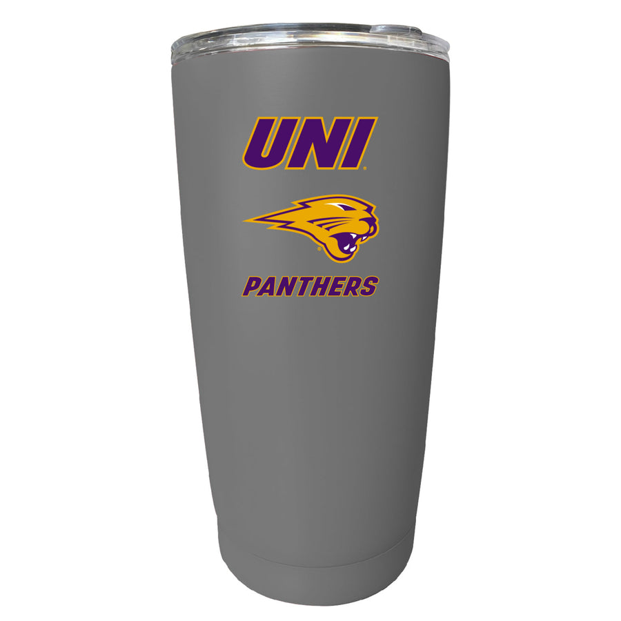 Northern Iowa Panthers 16 oz Stainless Steel Insulated Tumbler Image 1
