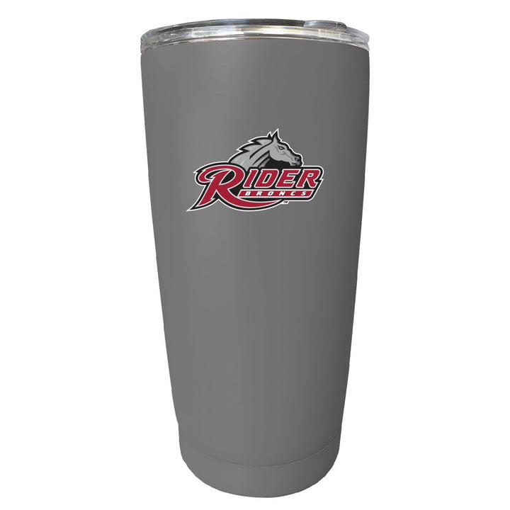 Rider University Broncs NCAA Insulated Tumbler - 16oz Stainless Steel Travel Mug Image 1