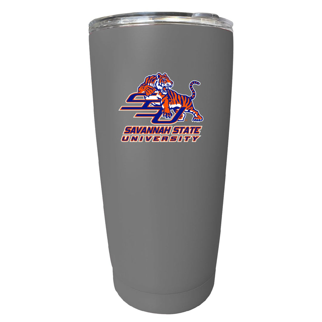 Savannah State University NCAA Insulated Tumbler - 16oz Stainless Steel Travel Mug Image 1