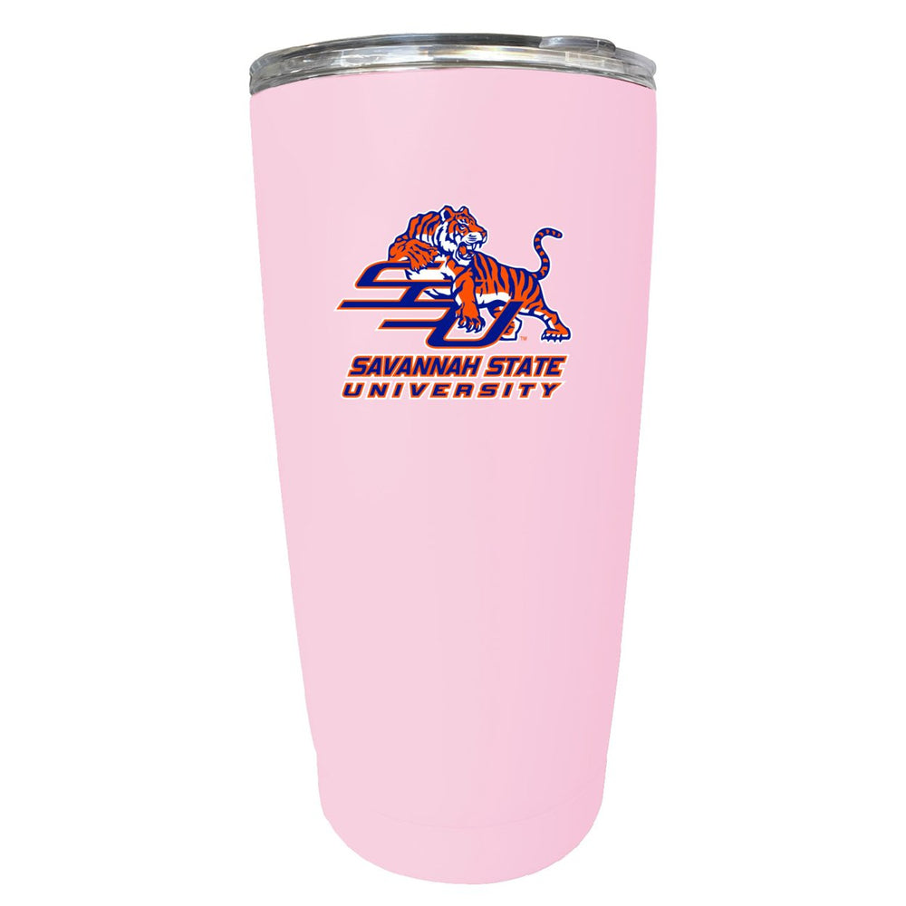 Savannah State University NCAA Insulated Tumbler - 16oz Stainless Steel Travel Mug Image 2