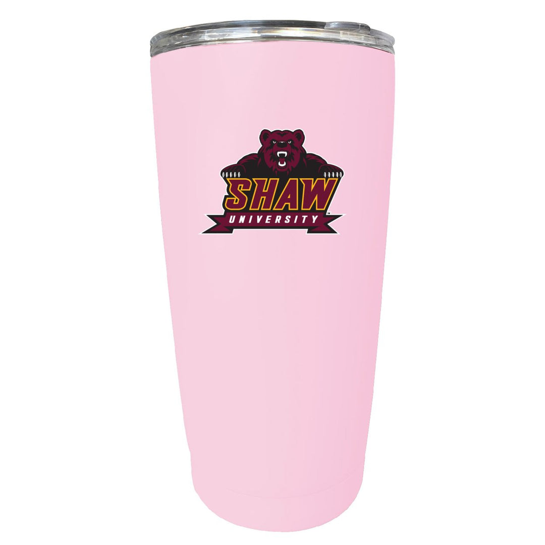 Shaw University Bears NCAA Insulated Tumbler - 16oz Stainless Steel Travel Mug Image 1