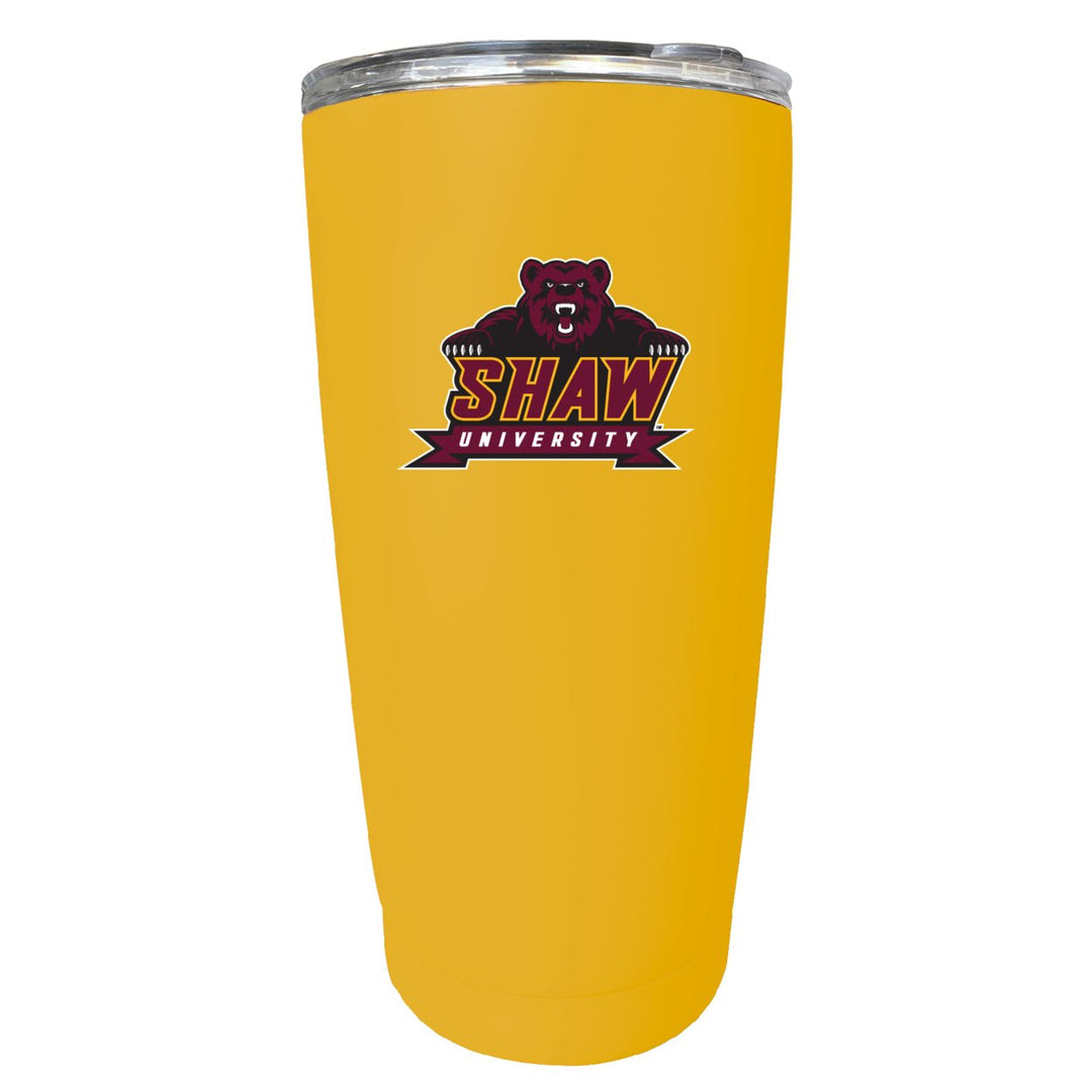 Shaw University Bears NCAA Insulated Tumbler - 16oz Stainless Steel Travel Mug Image 1