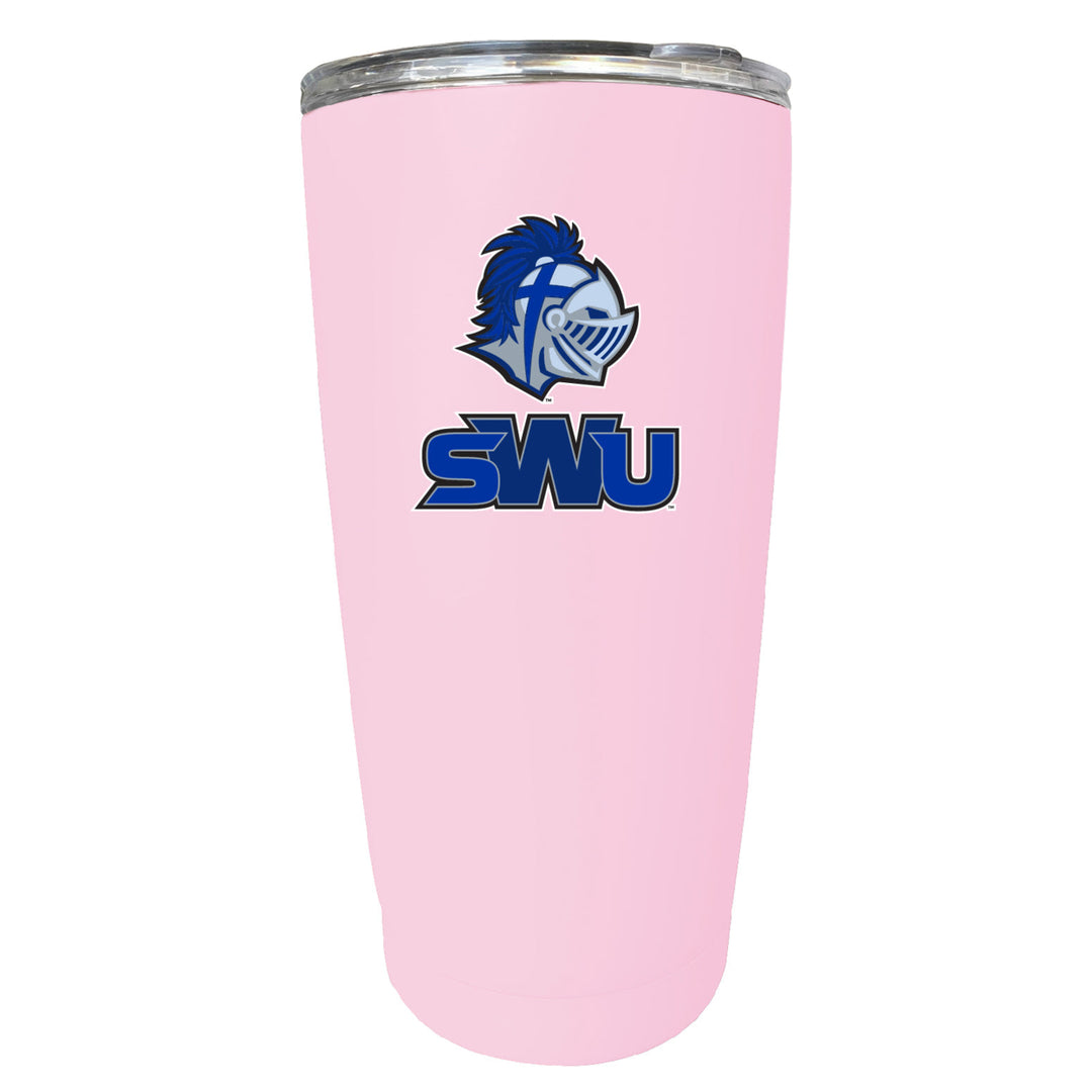 Southern Wesleyan University 16 oz Stainless Steel Insulated Tumbler Image 2