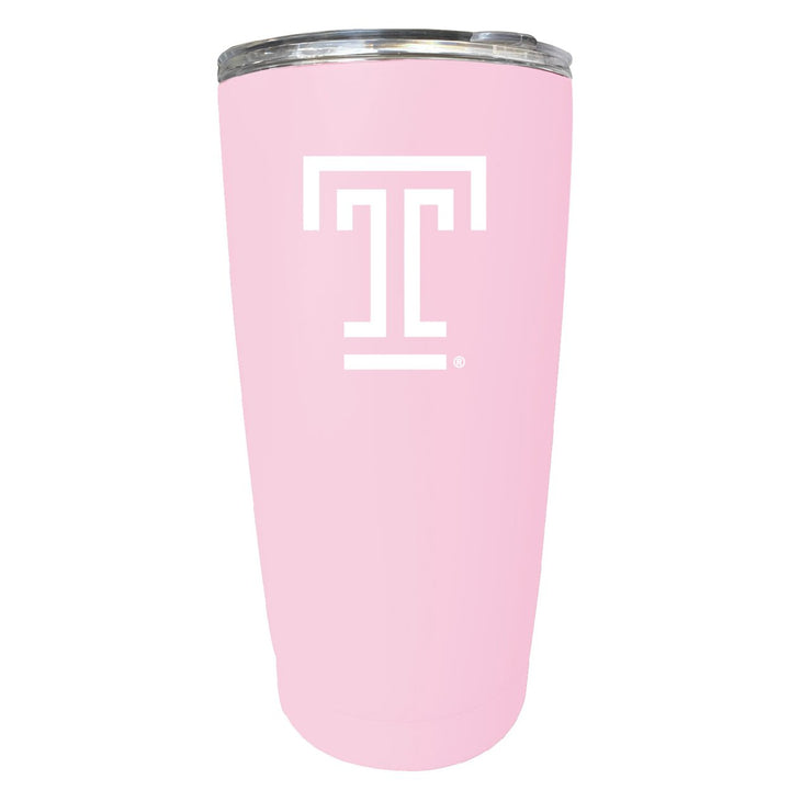 Temple University 16 oz Stainless Steel Insulated Tumbler Image 1